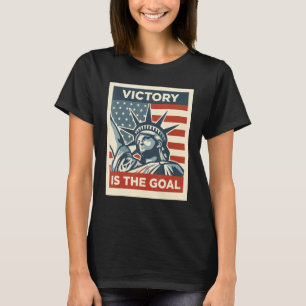 Vrijheidsbeeld Amerika's symbool van de hoop op vr T-shirt