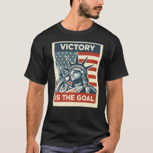Vrijheidsbeeld Amerika's symbool van de hoop op vr T-shirt