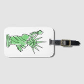 Vrijheidsbeeld Bagagelabel (Voorkant (horizontaal))