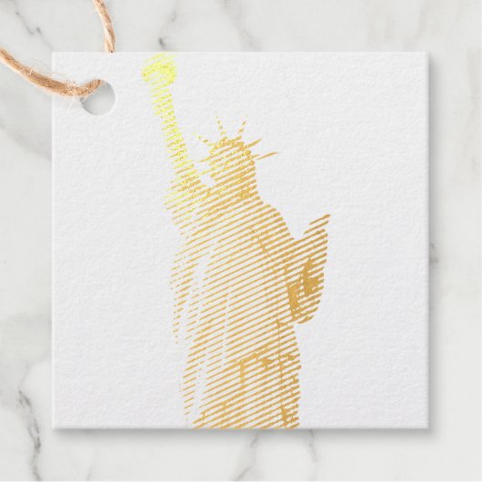 Vrijheidsbeeld Bedankjes Labels (Voorkant)