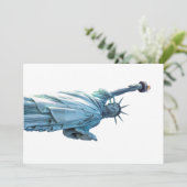 Vrijheidsbeeld Bedankkaart (Staand voorkant)