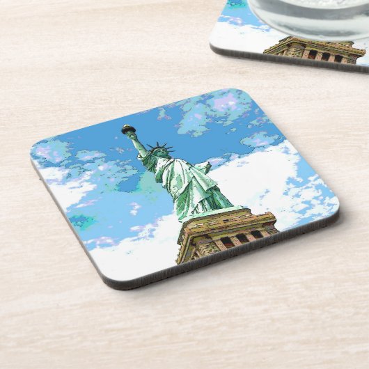 Vrijheidsbeeld Bier Onderzetter (Linkerzijde)