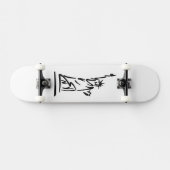 Vrijheidsbeeld Blauw Skateboard (Horizontaal)