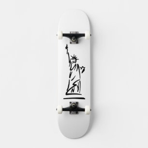 Vrijheidsbeeld Blauw Skateboard