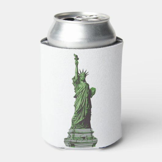 vrijheidsbeeld blikjeskoeler (Blikje Voorkant)