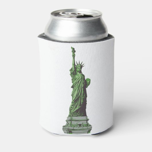 vrijheidsbeeld blikjeskoeler (Blikje Achterkant)