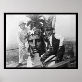 Vrijheidsbeeld bovenop het Capitol 1920 Poster (Voorkant)