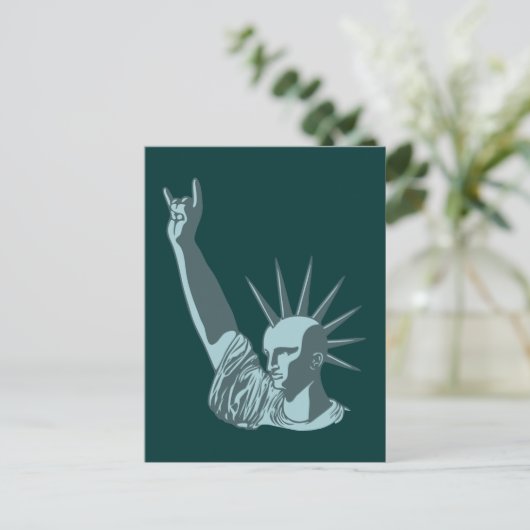 Vrijheidsbeeld Briefkaart (Staand voorkant)