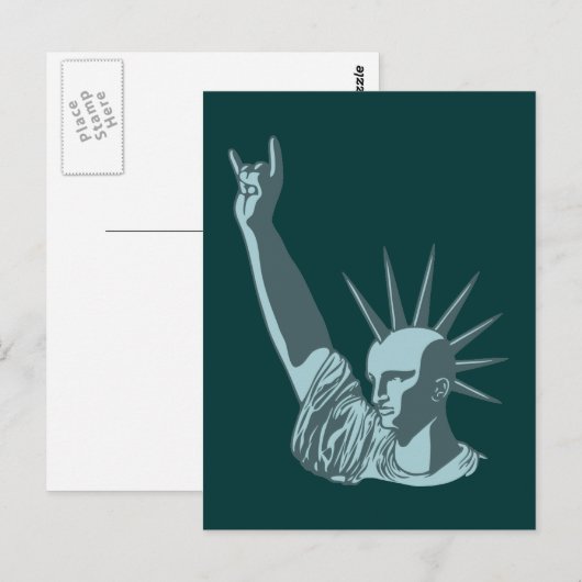 Vrijheidsbeeld Briefkaart (Voorkant / Achterkant)