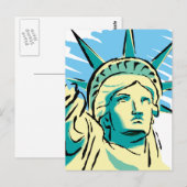 Vrijheidsbeeld Briefkaart (Voorkant / Achterkant)
