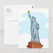 Vrijheidsbeeld Briefkaart (Voorkant / Achterkant)