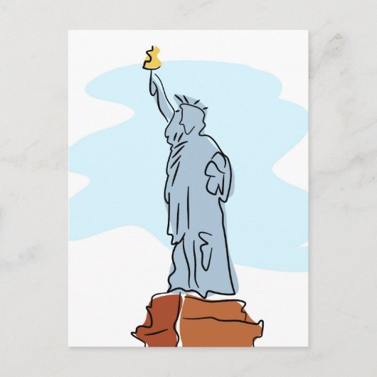 Vrijheidsbeeld Briefkaart (Voorkant)