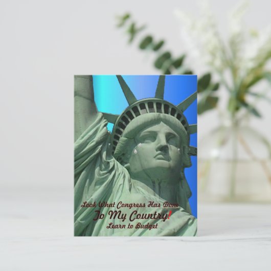 Vrijheidsbeeld Briefkaart (Staand voorkant)