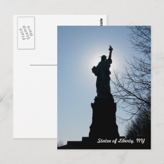 Vrijheidsbeeld briefkaart (Voorkant / Achterkant)