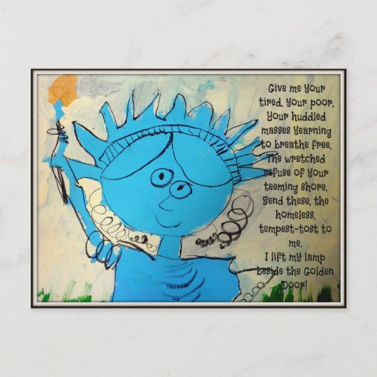 Vrijheidsbeeld Briefkaart (Voorkant)