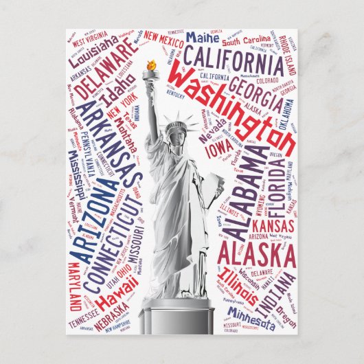 Vrijheidsbeeld Briefkaart (Voorkant)