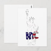 Vrijheidsbeeld Briefkaart (Voorkant / Achterkant)
