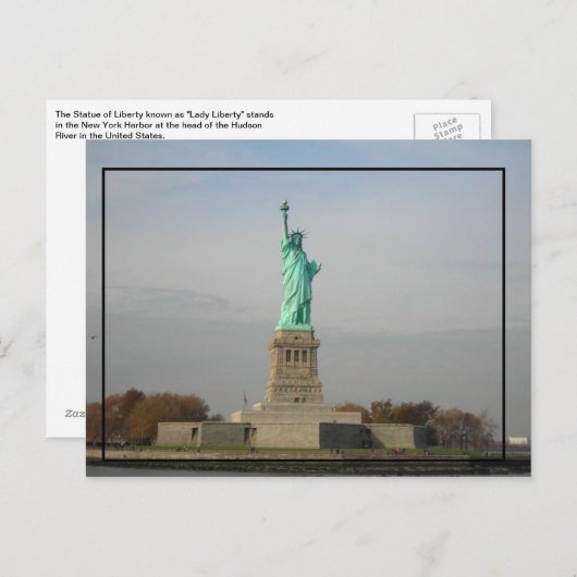 Vrijheidsbeeld Briefkaart (Voorkant / Achterkant)