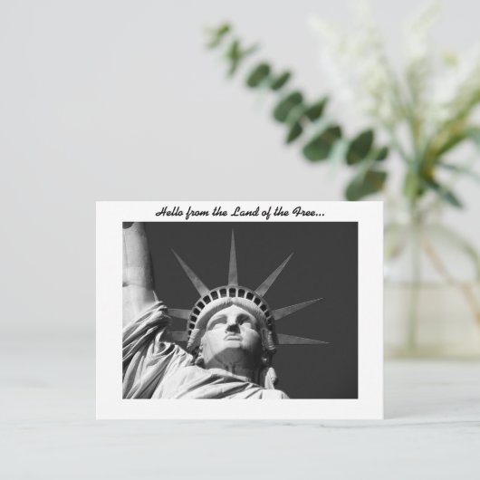 Vrijheidsbeeld Briefkaart (Staand voorkant)