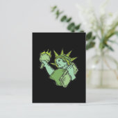 Vrijheidsbeeld Briefkaart (Staand voorkant)