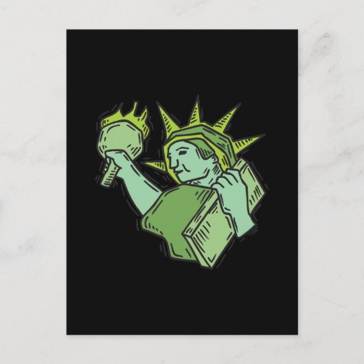 Vrijheidsbeeld Briefkaart (Voorkant)