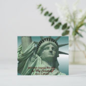 Vrijheidsbeeld Briefkaart (Staand voorkant)