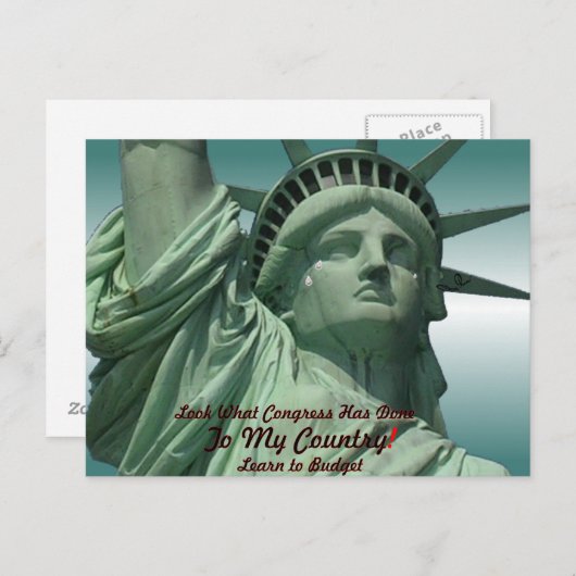 Vrijheidsbeeld Briefkaart (Voorkant / Achterkant)