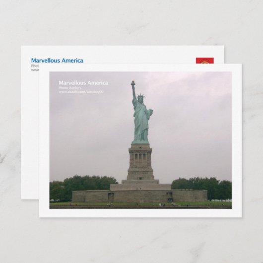 Vrijheidsbeeld Briefkaart (Voorkant / Achterkant)