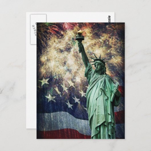 Vrijheidsbeeld Briefkaart (Voorkant / Achterkant)