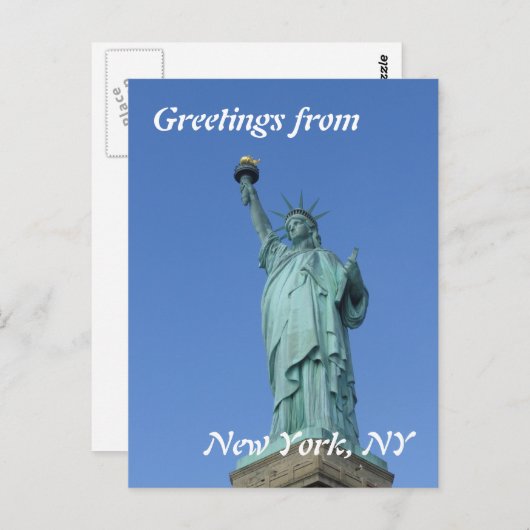 Vrijheidsbeeld Briefkaart (Voorkant / Achterkant)