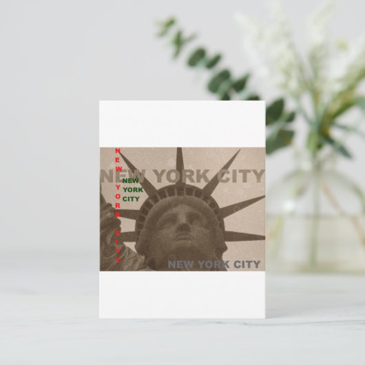 Vrijheidsbeeld Briefkaart (Staand voorkant)