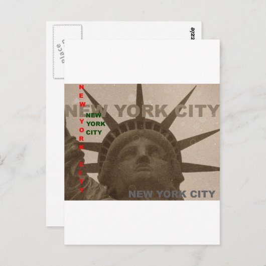 Vrijheidsbeeld Briefkaart (Voorkant / Achterkant)