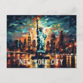 Vrijheidsbeeld Briefkaart New York (Voorkant)
