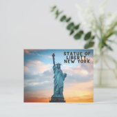 Vrijheidsbeeld, Briefkaart New York (Staand voorkant)