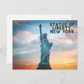 Vrijheidsbeeld, Briefkaart New York (Voorkant / Achterkant)