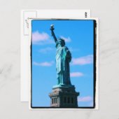 Vrijheidsbeeld - Briefkaart New York City (Voorkant / Achterkant)