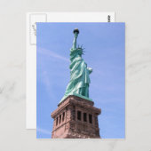 Vrijheidsbeeld - Briefkaart zijdelings Uitzicht (Voorkant / Achterkant)