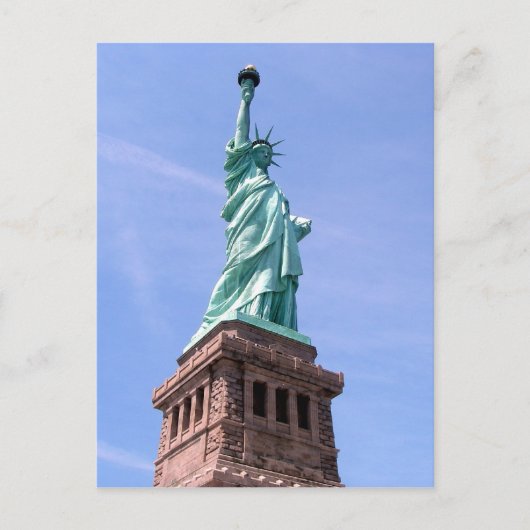 Vrijheidsbeeld - Briefkaart zijdelings Uitzicht (Voorkant)