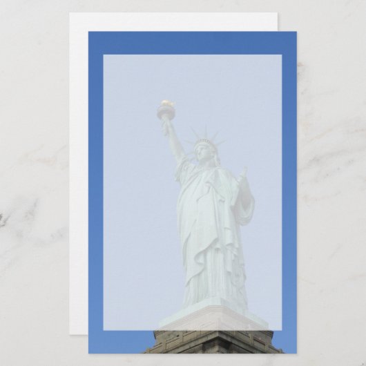 Vrijheidsbeeld Briefpapier (Voorkant / Achterkant)