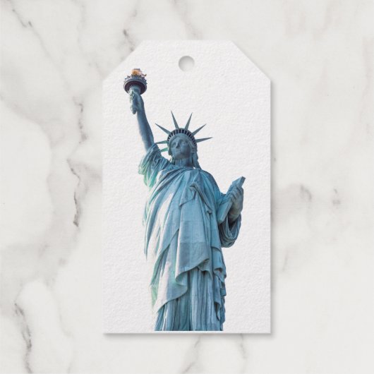 Vrijheidsbeeld Cadeaulabels (Achterkant)