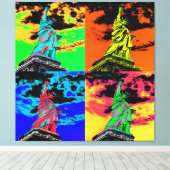 Vrijheidsbeeld Canvas Afdruk (Insitu (Houten vloer))