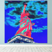 Vrijheidsbeeld Canvas Afdruk (Insitu (Houten vloer))