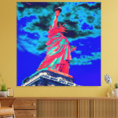 Vrijheidsbeeld Canvas Afdruk (Insitu (Woonkamer))