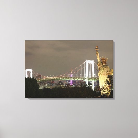 Vrijheidsbeeld Canvas Afdruk (Voorkant)