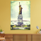 Vrijheidsbeeld Canvas Afdruk (Insitu (Woonkamer))