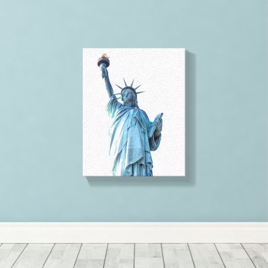 Vrijheidsbeeld Canvas Afdruk (Insitu (Houten vloer))