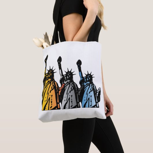 Vrijheidsbeeld Canvas tas (Dichtbij)