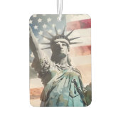Vrijheidsbeeld Car Decor: Patriottisch & Stijlvol Luchtverfrisser (Achterkant)