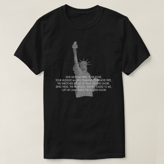 Vrijheidsbeeld citeert T-Shirt Klassieke T-Shirt (Design voorkant)