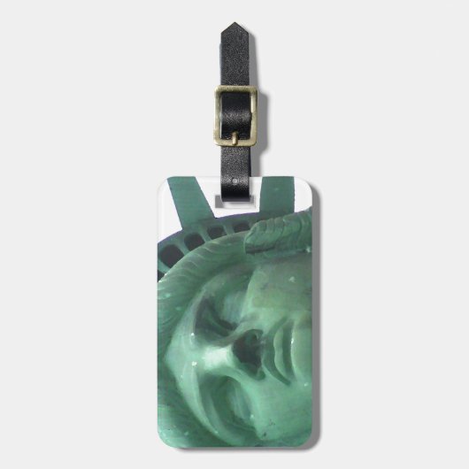 Vrijheidsbeeld Close-up Bagagelabel (Voorkant verticaal)